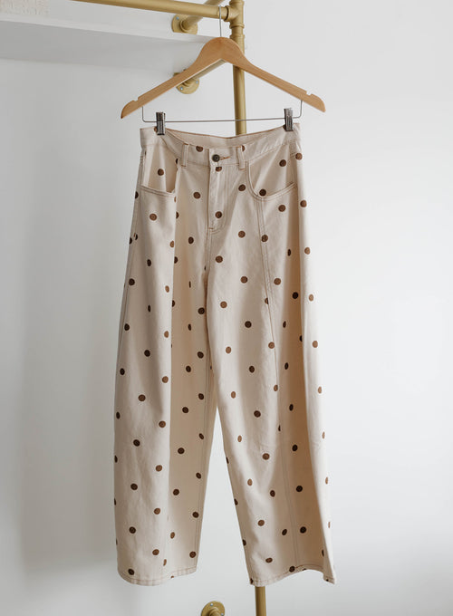 The Brown Dottie Jean