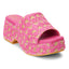 Cruz Platform Slides Pink