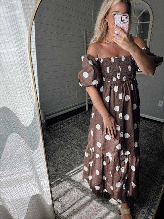 Lennox Polka Dot Dress