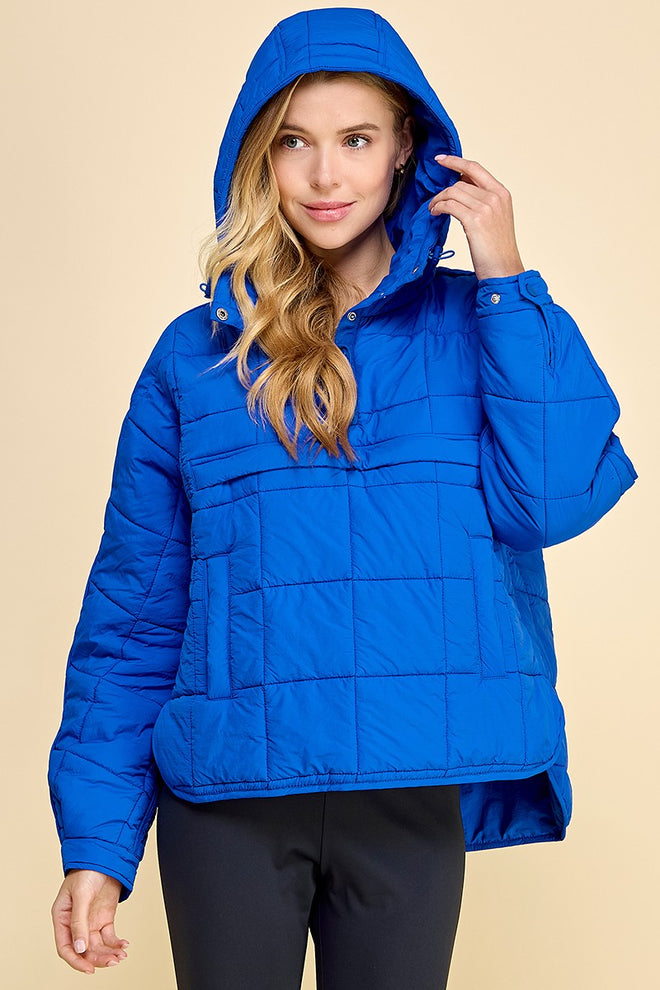 Royal Quilted Pullover