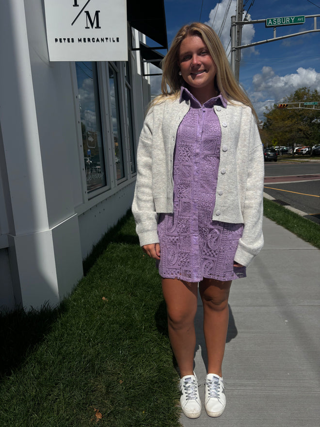 Lavender Lace Dress