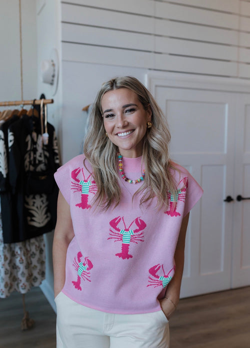 The Pink Catch Knit Top