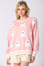 Embroidered Boo Sweatshirt