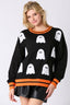 Embroidered Boo Sweatshirt