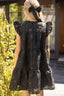 Addison Velvet Ruffle Dress