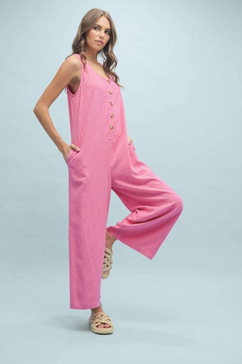 Bennett Button-Up Jumpsuit