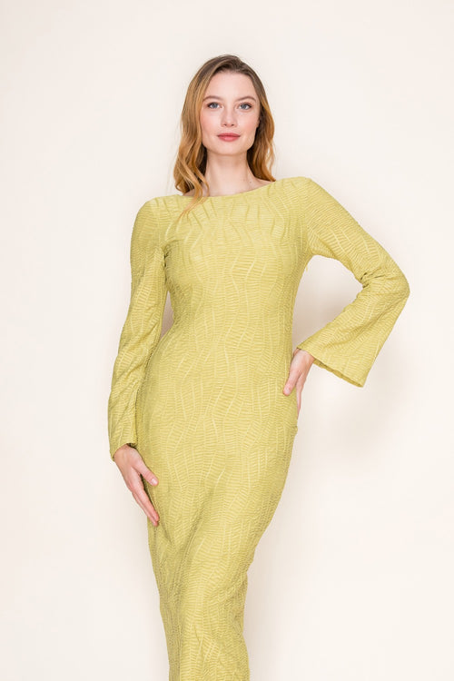 Textured Knit Midi
