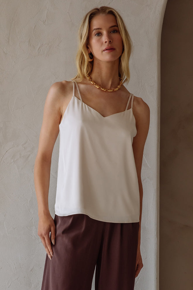 Shell Double Strap Recycled Cami