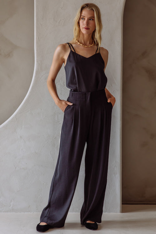 Midnight Double Strap Recycled Cami