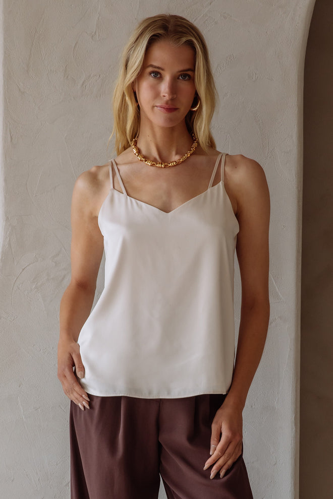 Shell Double Strap Recycled Cami