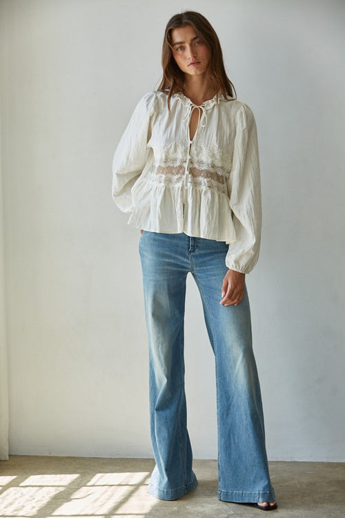 Chantilly Button Down Top