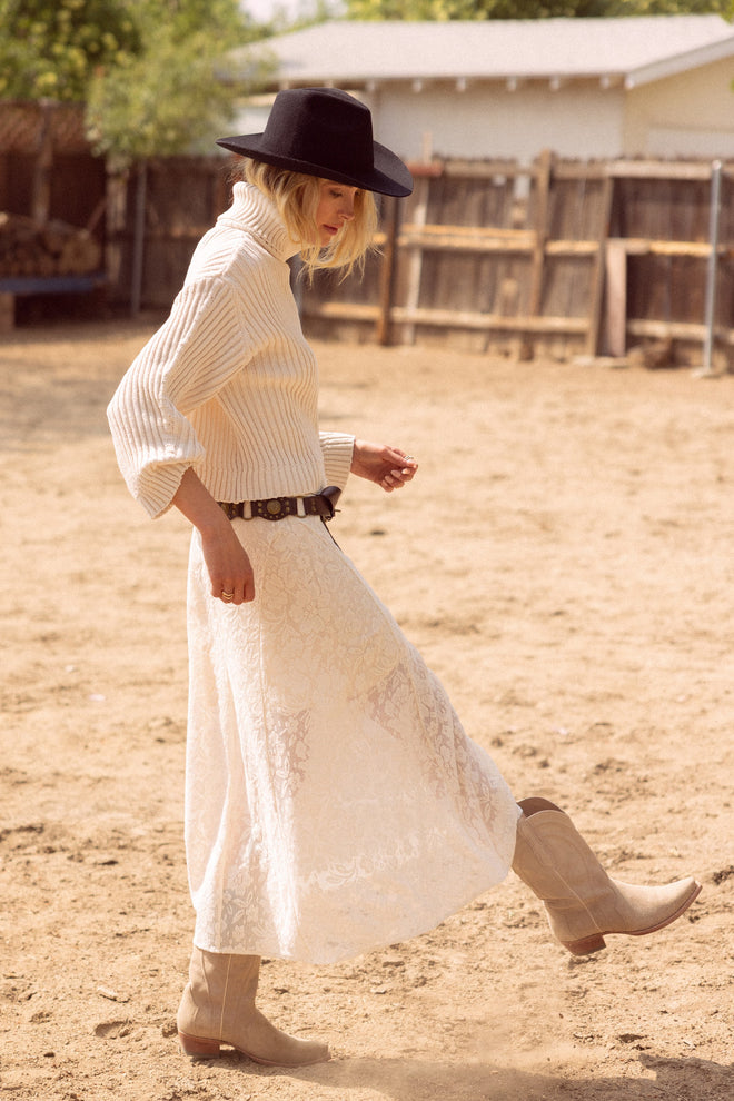 The Amity Mock Neck Dress