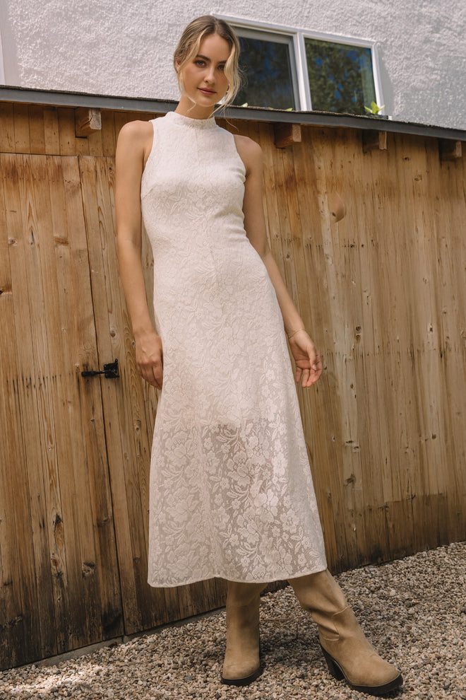 The Amity Mock Neck Dress