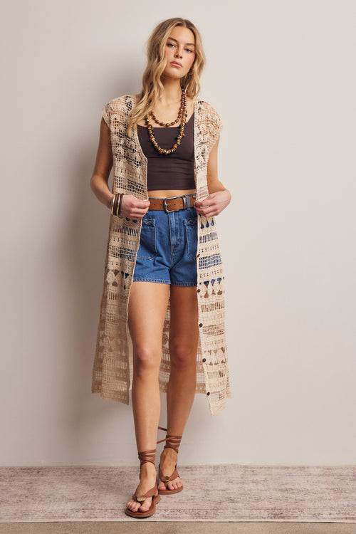 Marlowe Crochet Duster