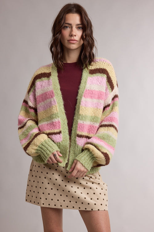 The Macey Color Block Sweater