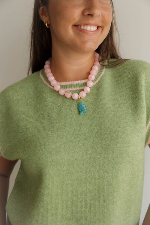 Kiawah Fish Bead Necklace