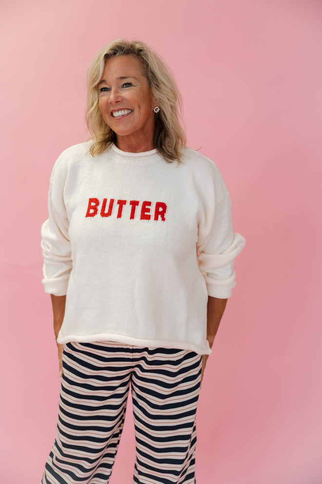 Ivory Butter Sweater