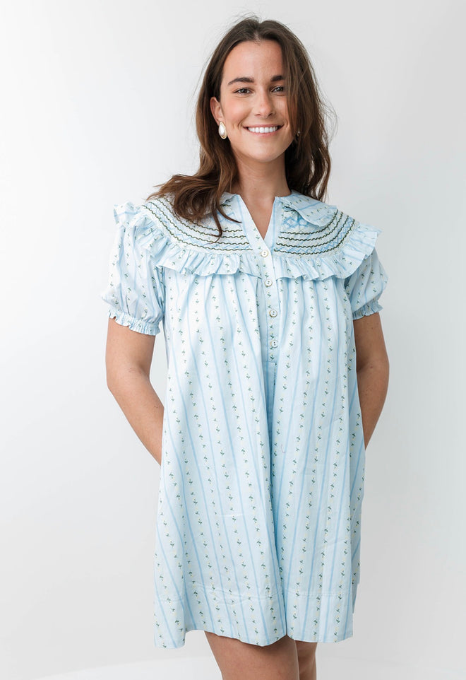 The Linear Bloom Dress