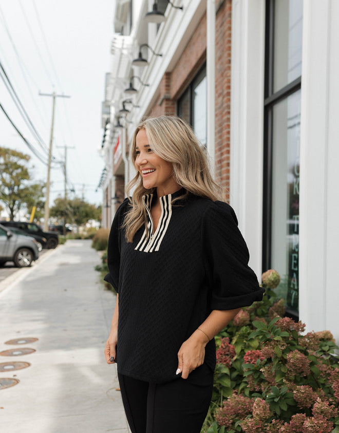 The Signature Textured Top