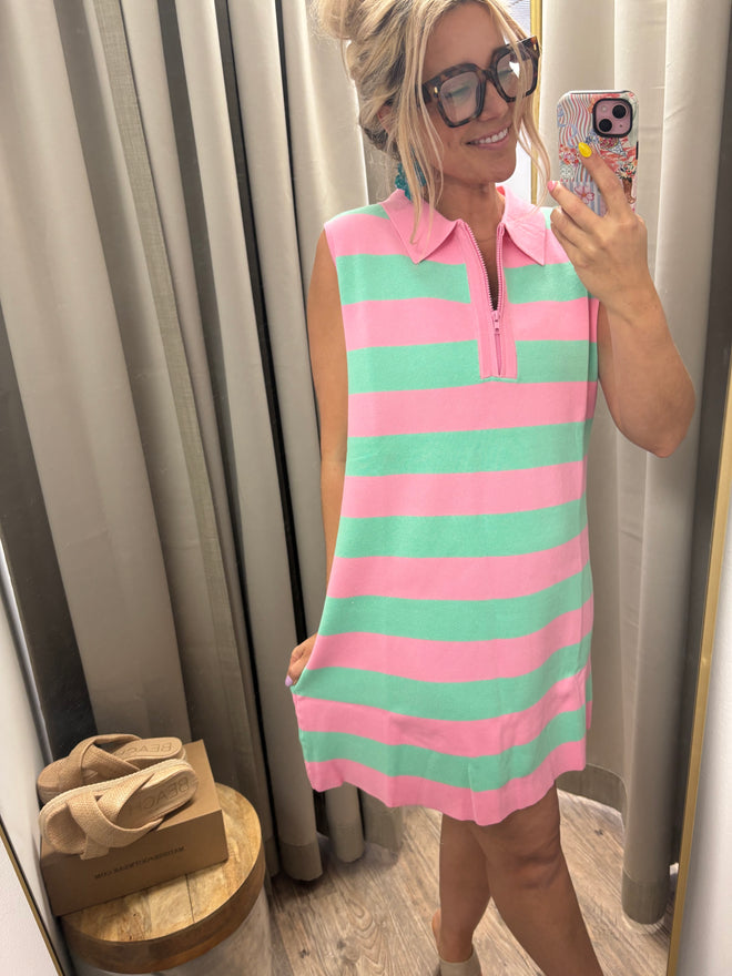 Hadley Half-Zip Sweater Dress