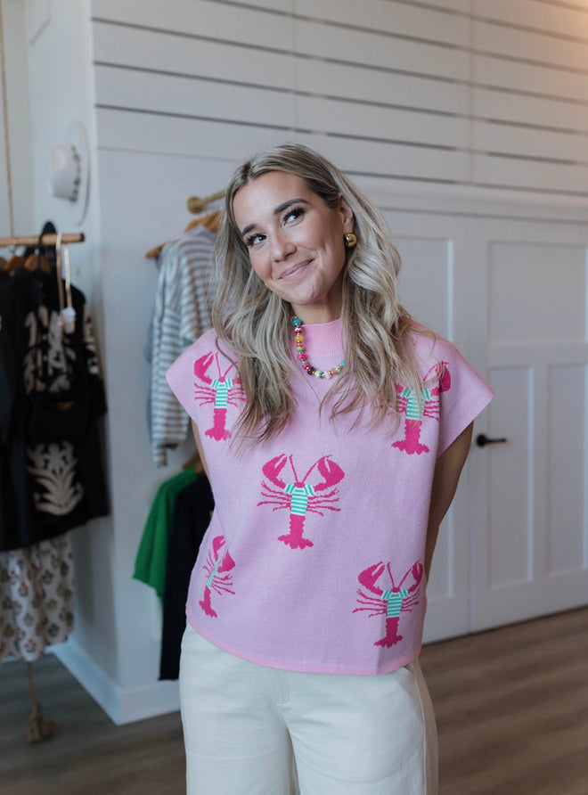 The Pink Catch Knit Top