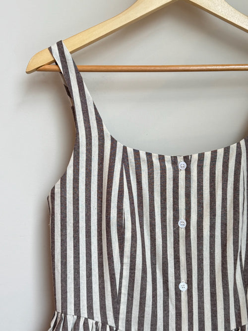 Chocolate striped Dress