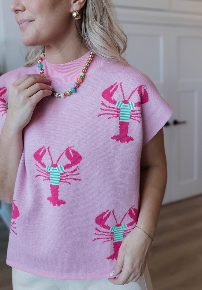 The Pink Catch Knit Top