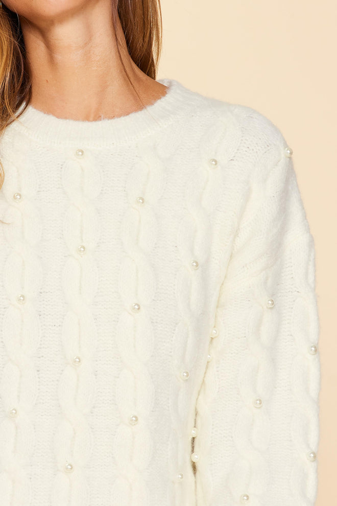 Pearl Cable Knit