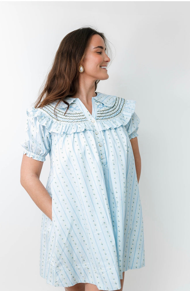 The Linear Bloom Dress