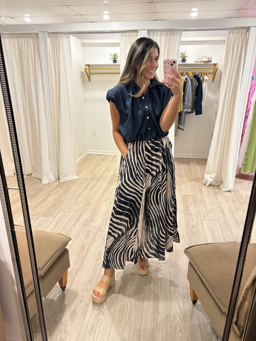 Animal Print Skirt