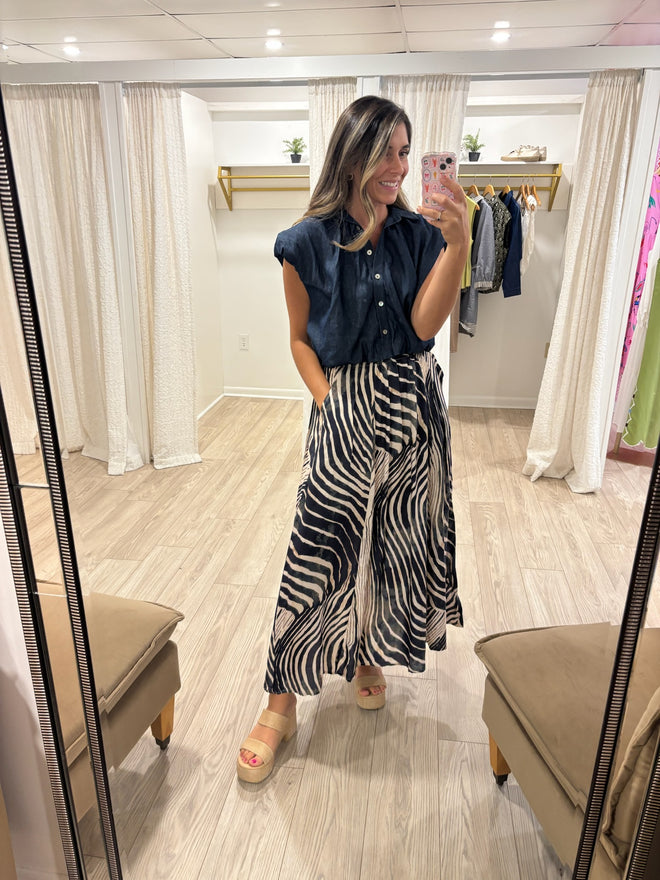 Animal Print Skirt
