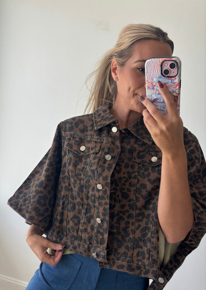 Leopard Poncho