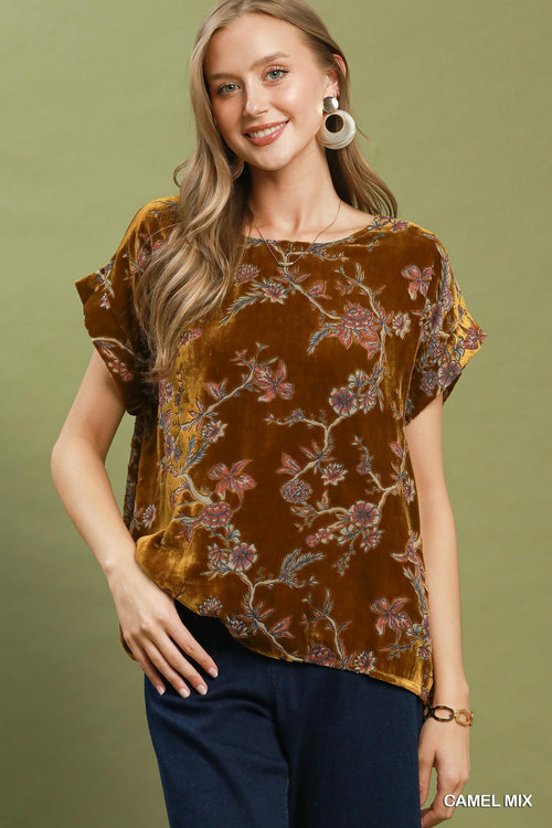 The Sienna Velvet Blouse