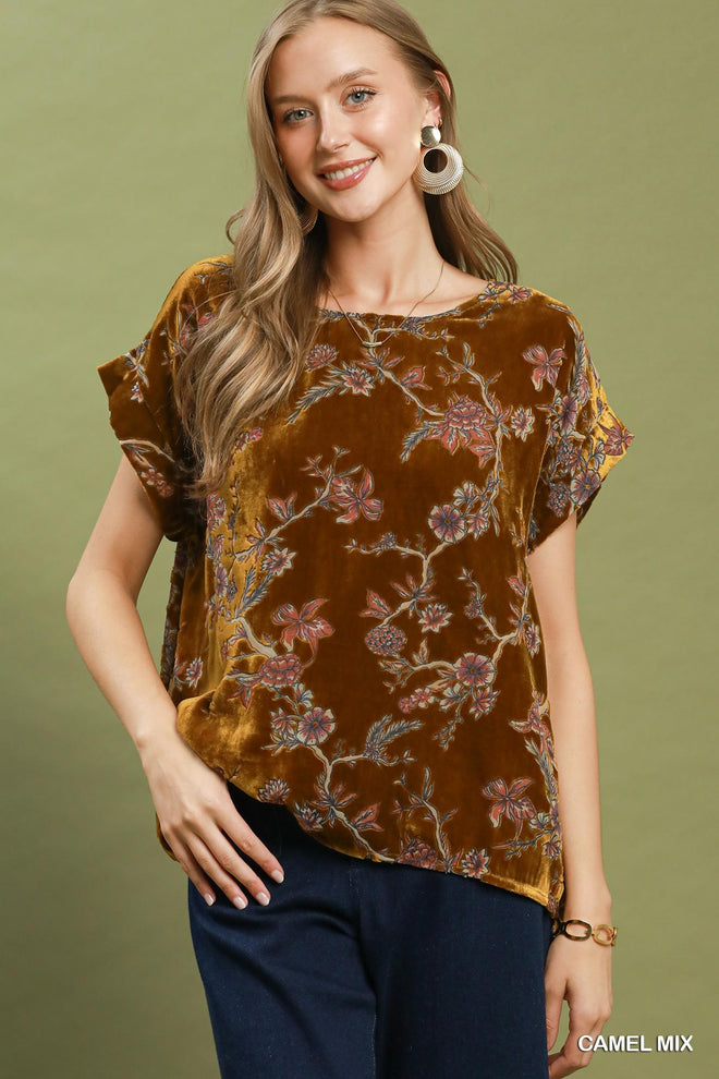 The Sienna Velvet Blouse