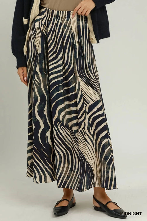 Animal Print Skirt