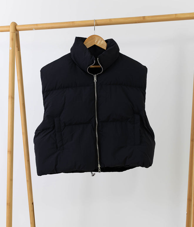Cropped Puffer Vest
