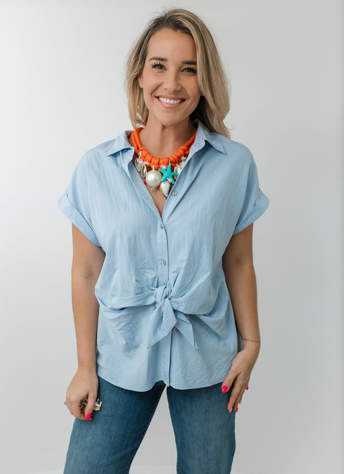 Graceful Gather Tie Top