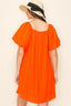 Orange Babydoll Dress