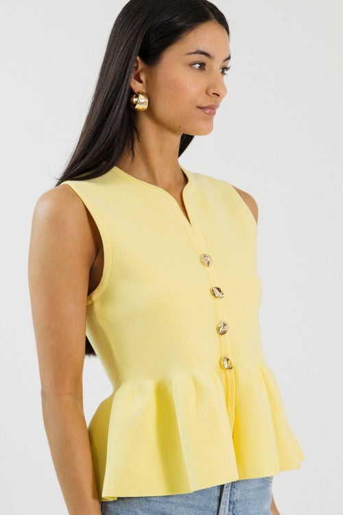 Bennett Peplum Top