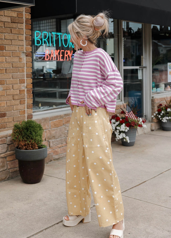 Dottie Yellow Denim Pants