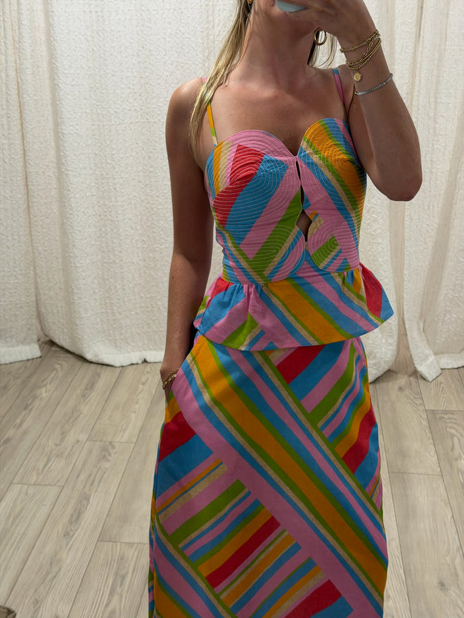 London Geometric Skirt Set