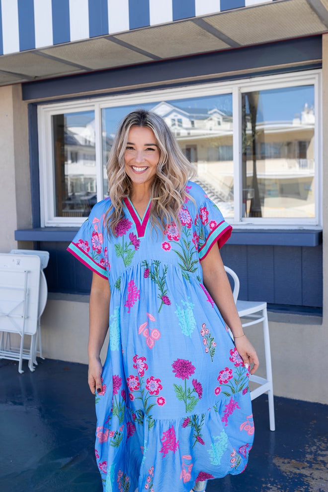 The Wildflower Garden Midi Dress