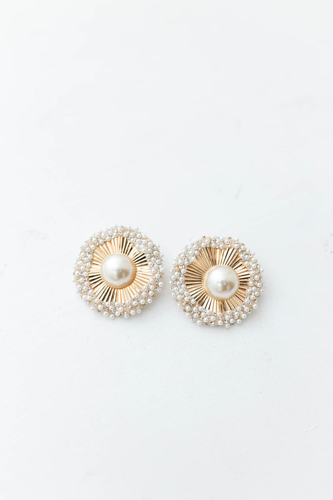 Grace Pearl Statement Studs