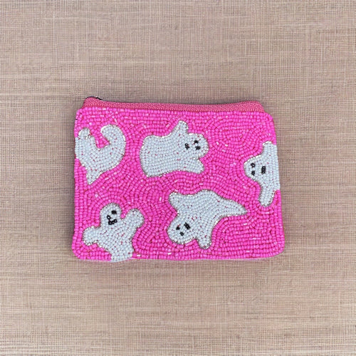 Pink Boo Coin Pouch