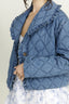 Denim Quilted Puff Jacket