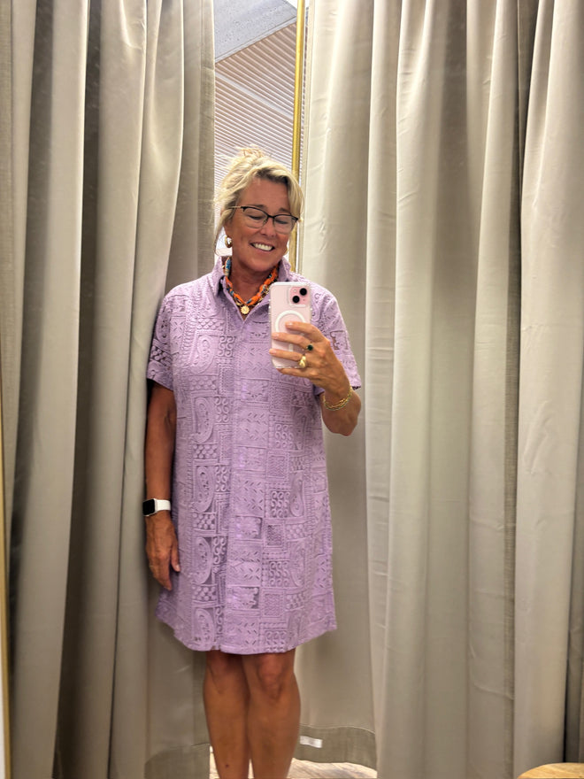 Lavender Lace Dress