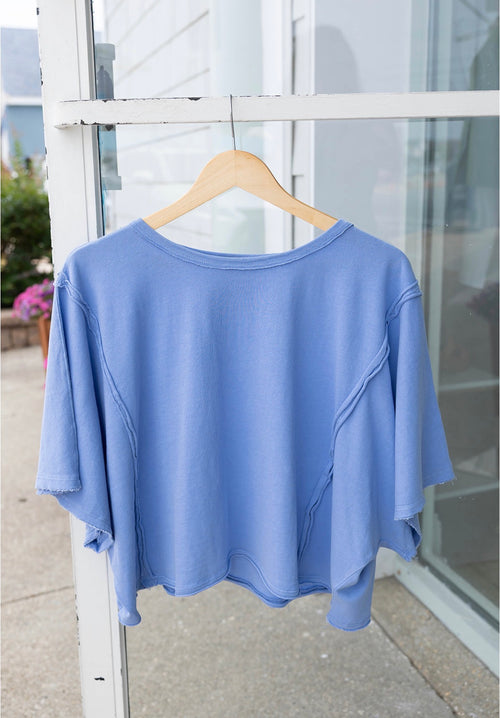 Mineral Washed Dolman Top