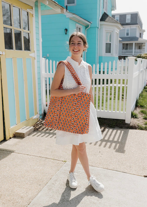 Eyelet Collared Dress
