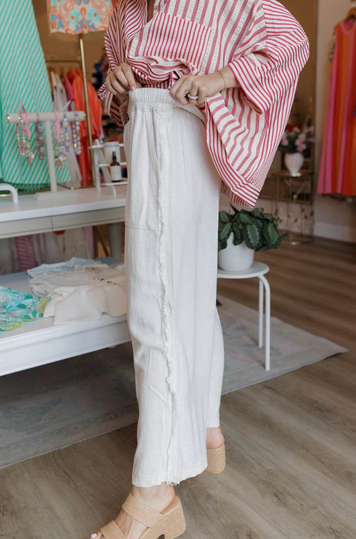 Linen Bold Pants