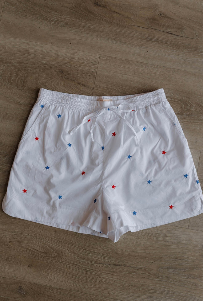 Striped Star Shorts